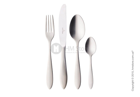 Набор столовых приборов Villeroy & Boch коллекция Arthur на 12 персон, Brushed, 68 предметов