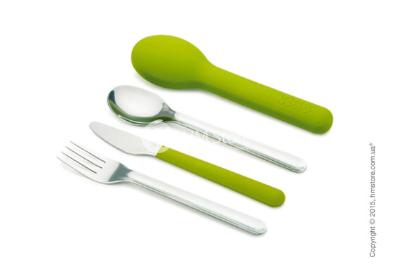 Набор столовых приборов Joseph Joseph GoEat Space-saving Cutlery Set на 1 персону, 4 предмета, Green