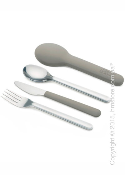 Набор столовых приборов Joseph Joseph GoEat Space-saving Cutlery Set на 1 персону, 4 предмета, Grey