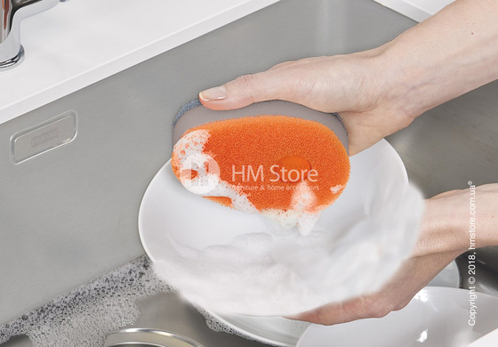 Губка для посуды с капсулой для моющего средства Joseph Joseph Soapy Sponge, Green