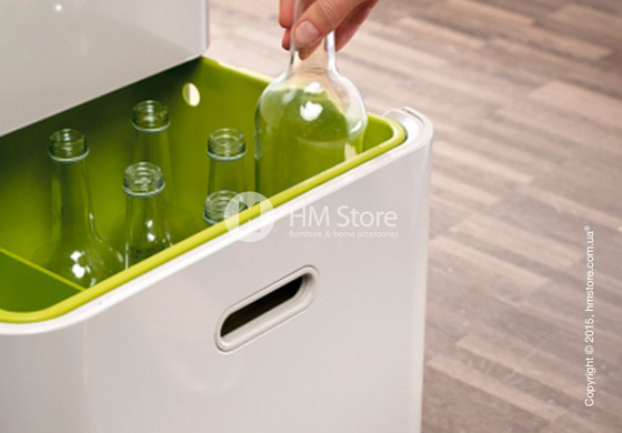 Универсальный контейнер для сортировки мусора Joseph Joseph Intelligent Waste Totem 50 л, White