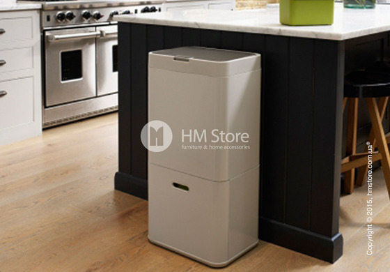 Универсальный контейнер для сортировки мусора Joseph Joseph Intelligent Waste Totem 50 л, White