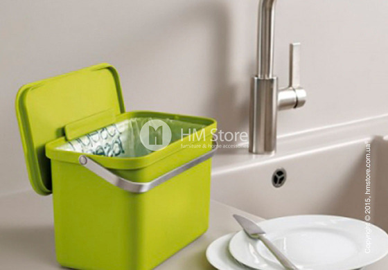 Универсальный контейнер для сортировки мусора Joseph Joseph Intelligent Waste Totem 50 л, Graphite