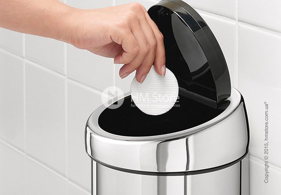 Ведро для мусора Brabantia Touch Bin 3 л, Brilliant Steel