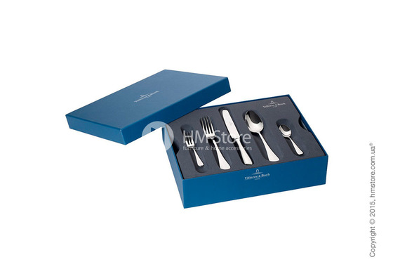 Набор столовых приборов Villeroy & Boch коллекция Coupole на 6 персон, 30 предметов