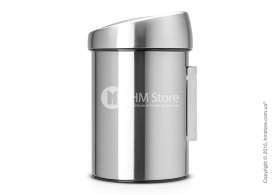 Ведро для мусора Brabantia Touch Bin 3 л, Matt Steel Fingerprint Proof