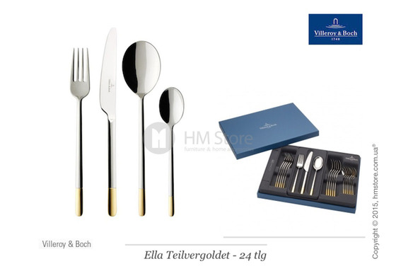 Набор столовых приборов Villeroy & Boch коллекция Ella на 6 персон, 24 предмета