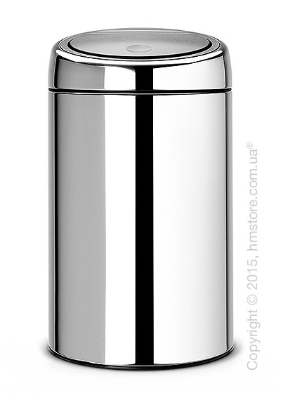 Ведро для мусора Brabantia Touch Bin 20 л, Brilliant Steel