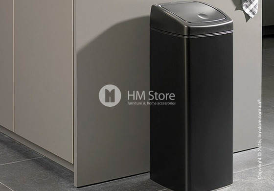 Ведро для мусора Brabantia Touch Bin 25 л, Matt Black