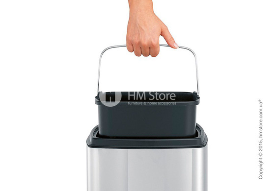 Ведро для мусора Brabantia Touch Bin 25 л, Brilliant Steel Ведро для мусора Brabantia Touch Bin 25 л, Brilliant Steel