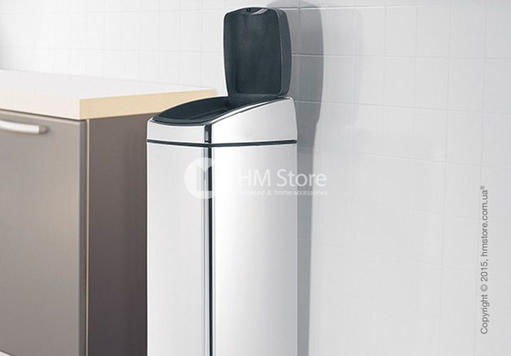 Ведро для мусора Brabantia Touch Bin 25 л, Brilliant Steel