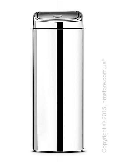Ведро для мусора Brabantia Touch Bin 25 л, Brilliant Steel