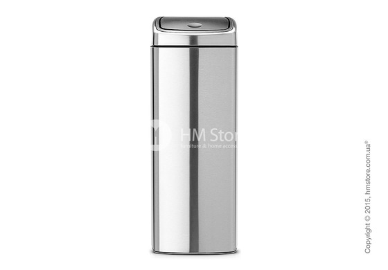 Ведро для мусора Brabantia Touch Bin 25 л, Matt Steel Fingerprint Proof