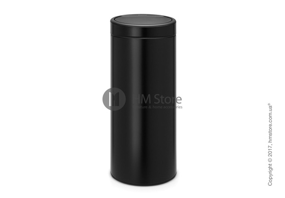Ведро для мусора Brabantia Touch Bin New 30 л, Matt Black