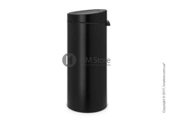 Ведро для мусора Brabantia Touch Bin New 30 л, Matt Black