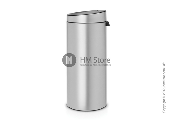 Ведро для мусора Brabantia Touch Bin New 30 л, Metallic Grey Ведро для мусора Brabantia Touch Bin New 30 л, Metallic Grey