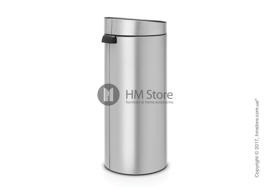Ведро для мусора Brabantia Touch Bin New 30 л, Metallic Grey