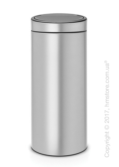 Ведро для мусора Brabantia Touch Bin New 30 л, Metallic Grey
