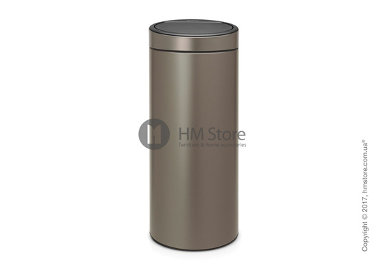 Ведро для мусора Brabantia Touch Bin New 30 л, Platinum
