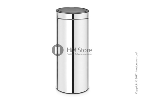 Ведро для мусора Brabantia Touch Bin New 30 л, Brilliant Steel