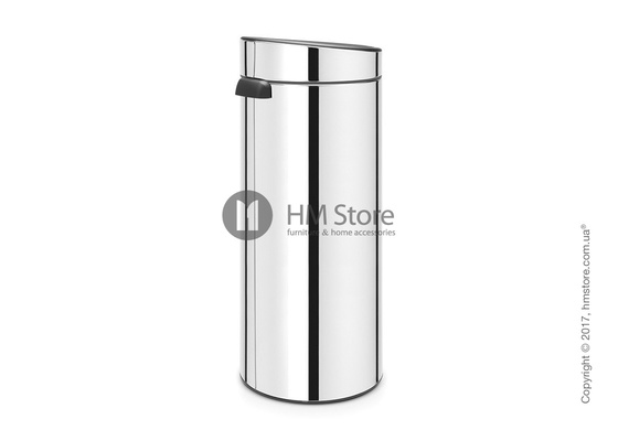 Ведро для мусора Brabantia Touch Bin New 30 л, Brilliant Steel