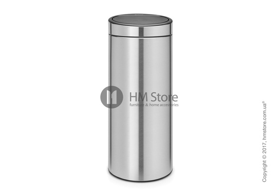 Ведро для мусора Brabantia Touch Bin New 30 л, Matt Steel