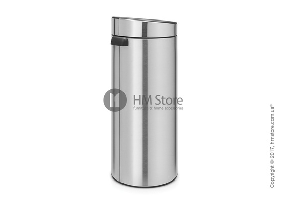 Ведро для мусора Brabantia Touch Bin New 30 л, Matt Steel Fingerprint Proof