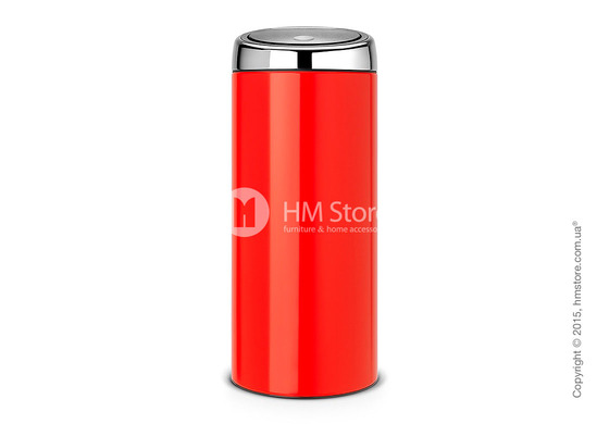 Ведро для мусора Brabantia Touch Bin 30 л, Lipstick Red
