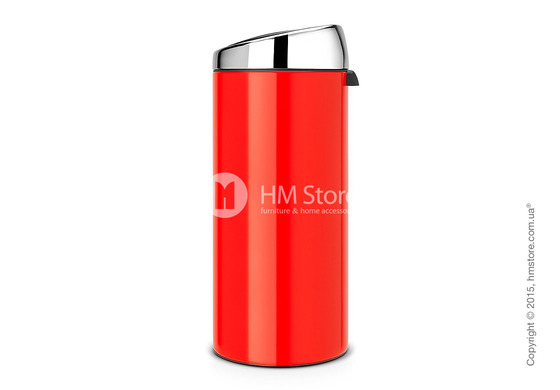 Ведро для мусора Brabantia Touch Bin 30 л, Lipstick Red