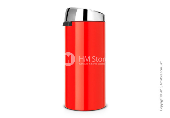 Ведро для мусора Brabantia Touch Bin 30 л, Lipstick Red