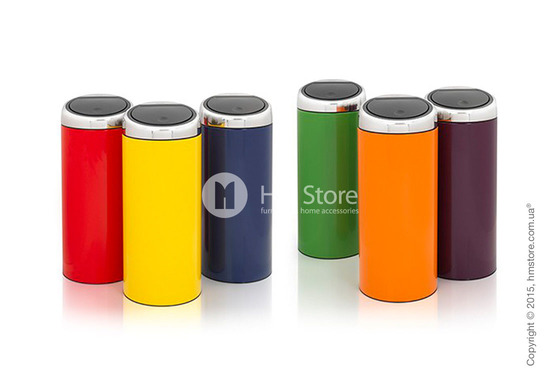 Ведро для мусора Brabantia Touch Bin 30 л, Lipstick Red