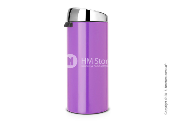 Ведро для мусора Brabantia Touch Bin Lid 30 л, Pansy Purple