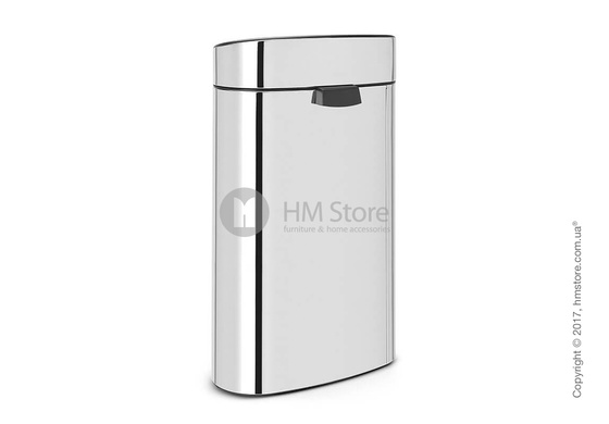 Ведро для мусора двухсекционное Brabantia Touch Bin New Recycle 23/10, Brilliant Steel