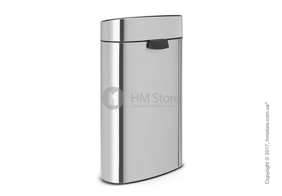 Ведро для мусора Brabantia Touch Bin New 40 л, Matt Steel