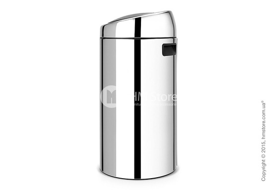 Ведро для мусора двухсекционное Brabantia Touch Bin Recycle 2x20, Brilliant Steel