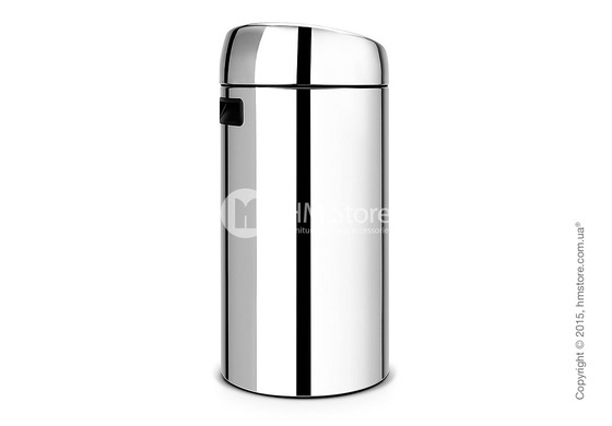 Ведро для мусора двухсекционное Brabantia Touch Bin Recycle 2x20, Brilliant Steel