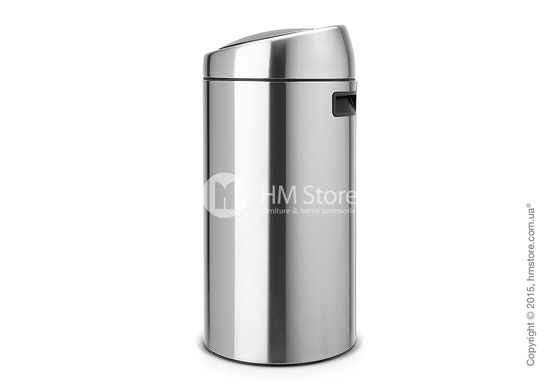 Ведро для мусора двухсекционное Brabantia Touch Bin Recycle 2x20, Matt Steel Fingerprint Proof
