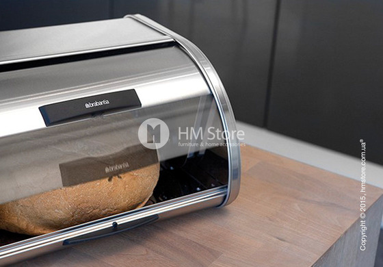 Хлебница Brabantia Storage Touch Bin Medium, Matt Steel