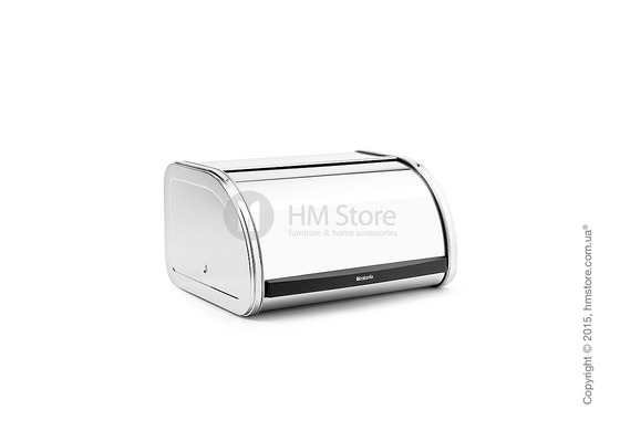 Хлебница Brabantia Roll Top Bread Bin Medium, Brilliant Steel