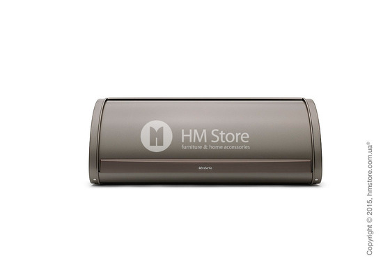 Хлебница Brabantia Roll Top Bread Bin, Platinum