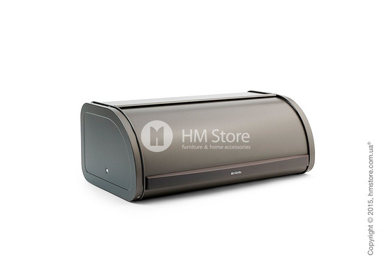 Хлебница Brabantia Roll Top Bread Bin, Platinum