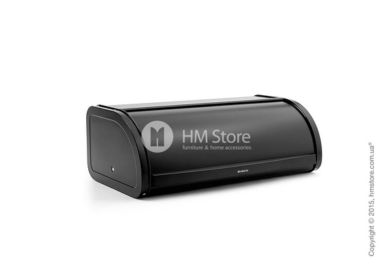 Хлебница Brabantia Roll Top Bread Bin, Matt Black Хлебница Brabantia Roll Top Bread Bin, Matt Black