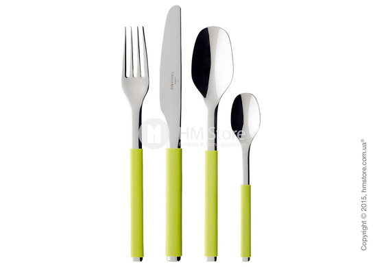 Набор столовых приборов Villeroy & Boch коллекция S+ на 6 персон, 24 предмета, Kiwi