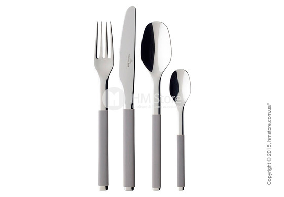 Набор столовых приборов Villeroy & Boch коллекция S+ на 6 персон, 24 предмета, Taupe