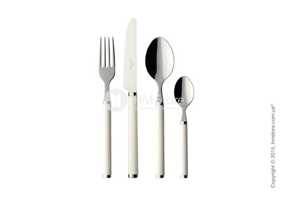 Набор столовых приборов Villeroy & Boch коллекция Play! на 6 персон, 24 предмета, White pearl