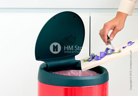 Ведро для мусора Brabantia FlipBin 30 л, Passion Red