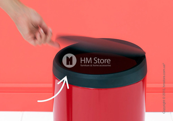 Ведро для мусора Brabantia FlipBin 30 л, Passion Red
