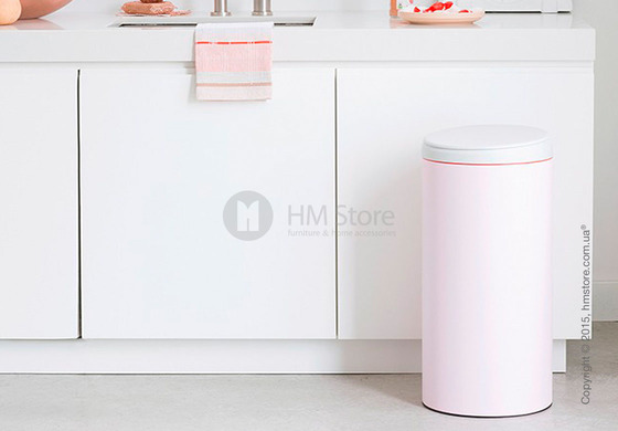 Ведро для мусора Brabantia FlipBin 30 л, Mineral Pink