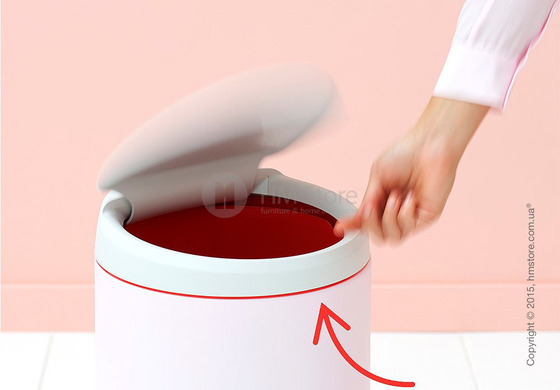 Ведро для мусора Brabantia FlipBin 30 л, Mineral Pink