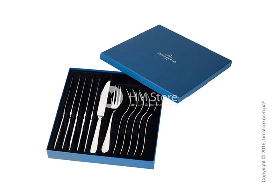 Набор приборов для стейка Villeroy & Boch коллекция Oscar Steakbesteck Set на 6 персон, 12 предметов
